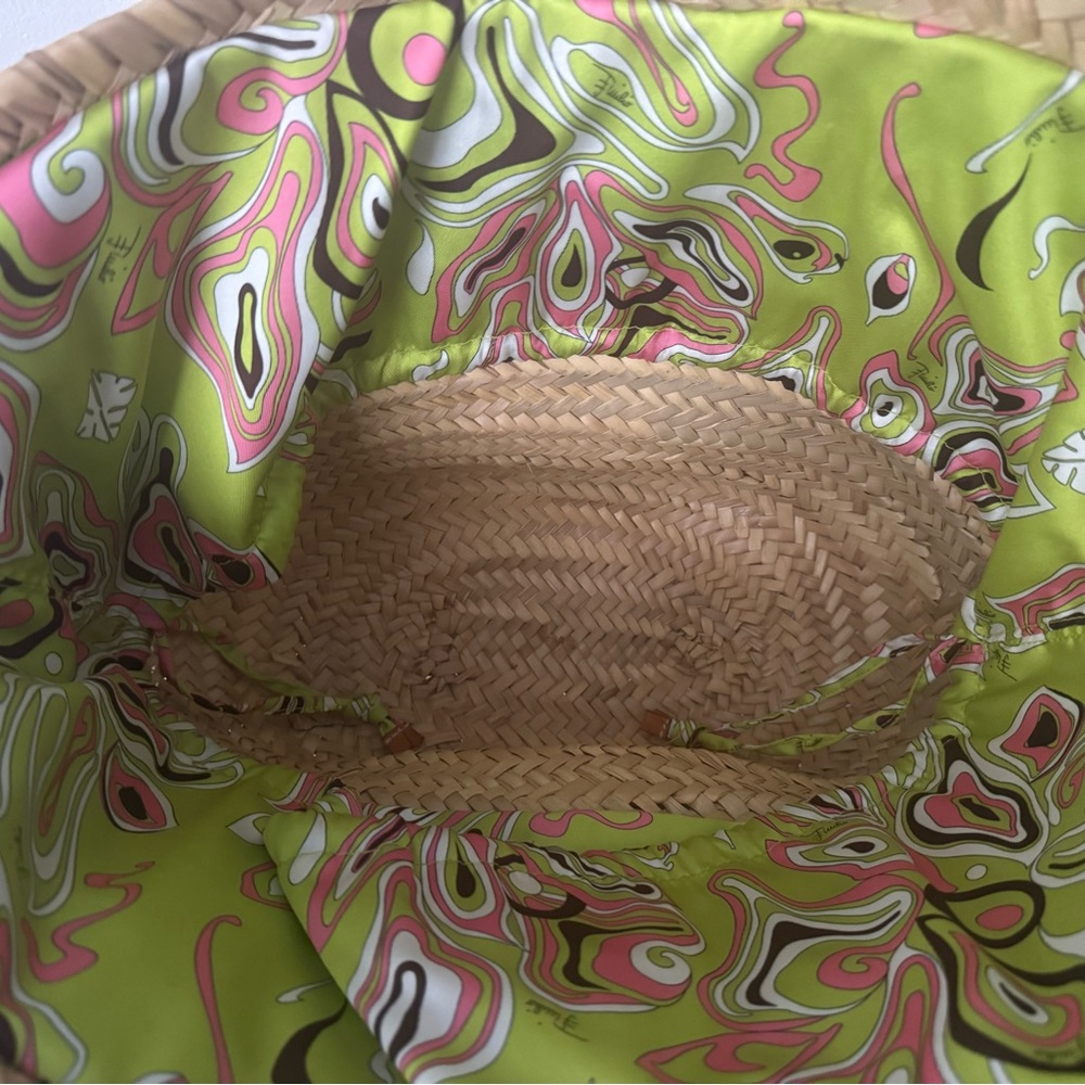 Emilio Pucci Tan Woven Tote - Picture 3 of 4